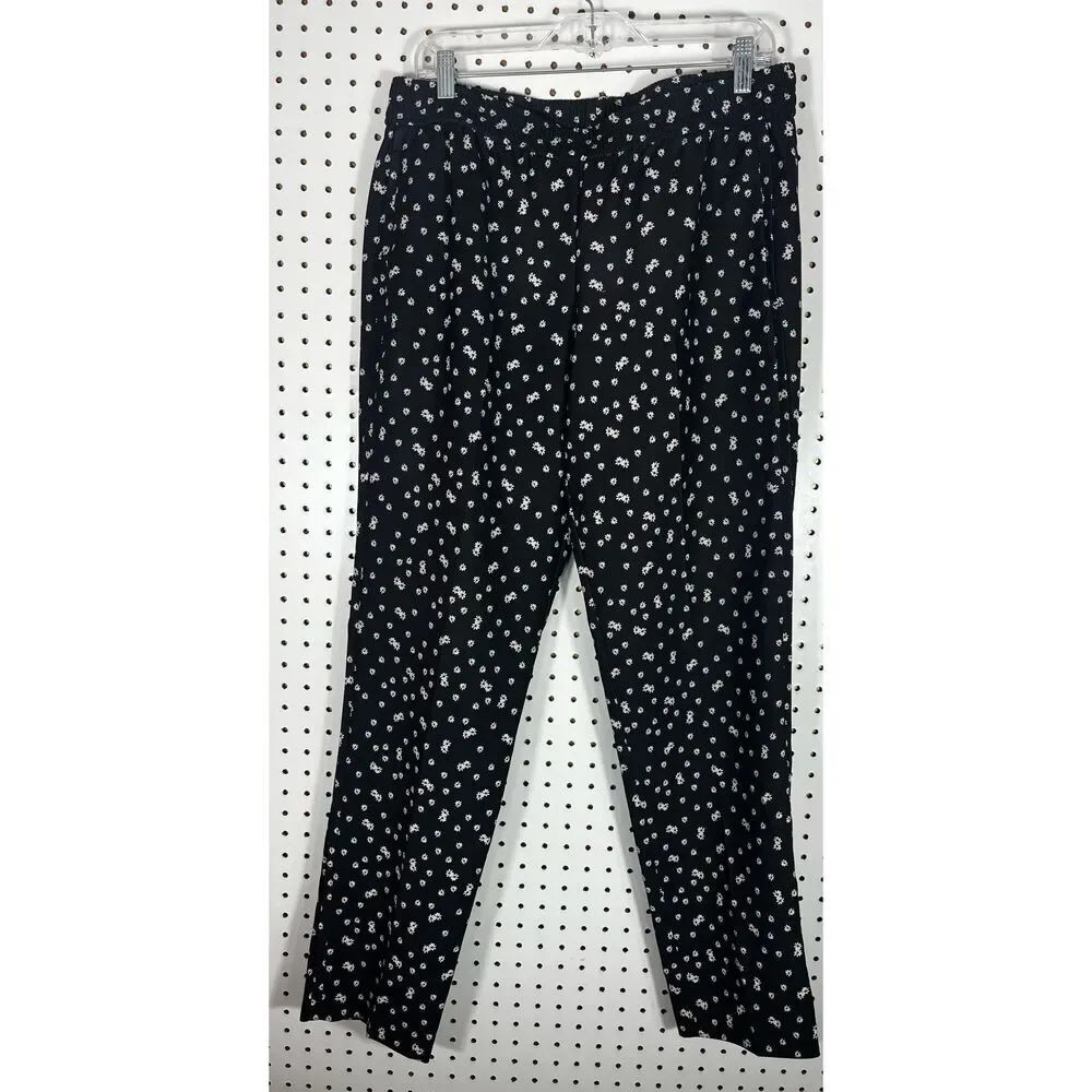 Lord and Taylor floral print pants size M